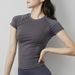 Women's Clothing Spring And Summer Fitness Running Short Sleeved Elastic Yoga Clothing Women's Breathable Slim T Shirt Spot_ecoleips.com
