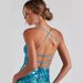 Women's Clothing Sexy One Shoulder Sequined Evening Dress Elegant Slit Banquet Party Dress_ecoleips.com