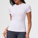 Women's Slimming Quick Drying T-Shirt Short Sleeve Fitness Sports Top Waist Defining For Yoga And Celebrity Style Spring Summer_ecoleips.com