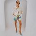 Women's Clothing Fashion Linen Casual Versatile Shirt Cardigan Shorts_ecoleips.com