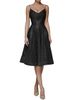 Women's Long Dress Sexy Strappy Embroidered Sleeveless Dress_ecoleips.com