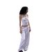 Women's Clothing Retro Hot Girl Contrast Color Design Top Straight Wide Leg Pants Mopping Casual Niche Suit_ecoleips.com