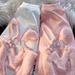 210g Cotton Combed Tightly Flocking Embroidery Shoulder Collar T Shirt Short Sleeved Top_ecoleips.com