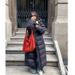 girl 2025 Winter New Long Hooded Over-the-Knee Puff Down Cotton Jacket For Women, Warm Coat_ecoleips.com