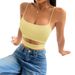 Voya Women's Fashion Versatile Short Tank Top 2026 Spring/Summer New Sleeveless Design Top_ecoleips.com