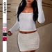 Elegant Sexy Long Sleeved Top European American Style Women's Clothing Perfect For Spring Summer_ecoleips.com