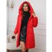Elegant Long Hooded Coat For Women – Slim Fit Winter Jacket With Waist Belt (S-XXXL, 5 Colors)_ecoleips.com
