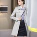 Women's Mid-length Trench Coat, New Spring And Autumn Korean Style, Slim Fit, Versatile, Flattering, Elegant, Popular_ecoleips.com