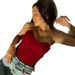 2024 Summer New European And American Women's Fashion Fishbone Waist Cinching Racerback Vest Outerwear Wrapped Chest_ecoleips.com