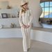 Blifanbo Sexy Hollow Out Backless Knitt Maxi Dress Women Long Sleeve Autumn Patchwork O Neck Fashion High Waist Club Party Dress_ecoleips.com