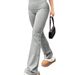 's Best-selling New Straight-leg Versatile High-waisted Slimming Stretch For Women, Wide-leg Flared Yoga Sports_ecoleips.com