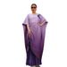 Women's Plus Size Two-Piece Set Gradient Loose Top Wide Leg Pleated Pants Drawstring Fashion Clothing_ecoleips.com