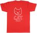 Women's T-Shirts Meow Mens T-Shirt Pet Kitten Cat Lover Unisex Tee Gift_ecoleips.com