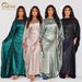 Modest Abaya Dress Women's Muslim Dress Fashion Stitching For Dubai And Stylish Polyester Clothing_ecoleips.com