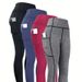 Women's Clothing Women's Breathable Quick Dry Yoga Pants High Waisted Tight Fit Hip Lifting Sports Pants Four Pack Polyester_ecoleips.com
