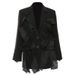 K New Super Heavy Industry Splicing Folded Suit Jacket Top_ecoleips.com