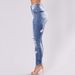 K Fashionable And Versatile Denim Ripped Sexy Women's Jeans_ecoleips.com