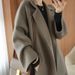 Women's Clothing Autumn And Winter Women's Woolen Coat Mid Length Korean Style Large Size Woolen Coat Loose And Slim Petite Woolen Coat_ecoleips.com