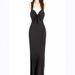 European And American Cross-border Women's Long With V-neck, Straps, Hollow-out Design, Slit, Slim Fit, Backless, Sexy_ecoleips.com
