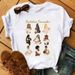 Cross-border Supply Women's Tops, Printed Urban Girl T-shirts For Women_ecoleips.com