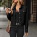 Women's Clothing Women's Suede Short Jacket Trendy Autumn Winter Outerwear Suit Coat For Women For Formal & Casual For Women_ecoleips.com