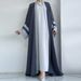 Women's Clothing Women's Muslim Two Piece Set Abaya Cardigan Robe Dubai Long Skirt Middle East Style Modest Abaya Dress_ecoleips.com