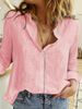 Verve 2025 Spring Summer Pure Women's Casual Long Sleeve Linen Shirt_ecoleips.com