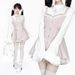 Y2k Aesthetic Lolita Style Bow Dress Shorts Set Japanese Women Gothic Lace Flare Sleeve Button Shirt Dress Punk Party Mini Dress_ecoleips.com