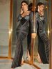 Women's Clothing Super Flash Luxury Hot Diamond Sexy Perspective Hip Tight Dress Long Skirt Celebrity Banquet Party Dress_ecoleips.com