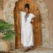 Women's Oversized Beach Cover-Up Dress – Lightweight Rayon Tunic With Stand Collar, Bikini Cover, Swimwear Wrap_ecoleips.com
