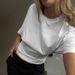 Y25TP031 European American Cross-border Autumn Short-sleeve T-shirt For Women, Summer Loose-fitting, Slimming, Sweet And_ecoleips.com
