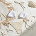 Women's Clothing Solid Color Lace Swimsuit Women's Three Point Sexy Beach Bikini_ecoleips.com