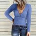Aria Basics Aria Basics Cross-border European And American Clothing 2023 Autumn New Model Front Zipper Casual Long-sleeve T-shirt Women's_ecoleips.com