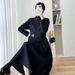 Real Shot~ Autumn Winter New Arrival Outerwear Inner Wear Internet Celebrity Plus Size Two-Piece Maternity Dress_ecoleips.com