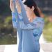 Women's Yoga Long-sleeve T-shirt With Chest Pads, New Chinese Style, Slim Fit, Exclusively For Foreign Trade,_ecoleips.com