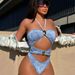 Women's Clothing European And American Style Sexy Fashion Women's One Piece Swimsuit Halter Neck Strap Twisted Personality Summer New Design_ecoleips.com