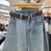 Women's High-Waisted Wide Leg Cropped Jeans Slimming Loose Fitting Mid-Length Straight Leg Retro Style Summer 2025 New_ecoleips.com