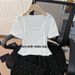 Women's Solid Color Ribbed Square Neck Short Sleeve T-Shirt Inner Layer Base Shirt Comfortable Spring Summer Autumn 2025 Style_ecoleips.com