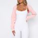 Women's Clothing Solid Color Shawl With Hollow Waistcoat Top With Suspenders And Blouse_ecoleips.com