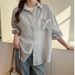 K Sunscreen Clothes, Women's Shirts, Light Luxury, High-end Feel, Long Sleeves, Thin Outer Wear, Solid Color Loose Jacket_ecoleips.com