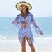 Women's Clothing Sexy Bikini Three Piece Swimsuit Multi Color High End Printed Swimsuit_ecoleips.com