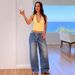 Women's Vintage Washed Wide Leg Jeans With Heart Back Pockets, Loose Casual Denim Trousers For Daily Streetwear_ecoleips.com