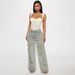 Vintage Washed Distressed Jeans For Women - Oversized High Street Baggy Pants With Heavyweight Denim & Grunge Style_ecoleips.com