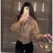 Women's Clothing Autumn And Winter New High Quality Imitation Fox Fur Collar Temperament Lady Knitted Cardigan Coat Splicing Sweater Women_ecoleips.com