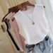 Summer New Women's Oversized Vest Round Neck Sleeveless Ice Silk Top Thin Solid Color Knitwear_ecoleips.com