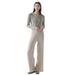 High End Wool Knitted For Women In Pring, Traight Wide Leg Pant, Elatic High Waited Looe And Lazy Tyle Floor_ecoleips.com