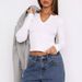 European And American Cross-border Women's Clothing 2024 New Model TK Y2K Slim-fit Fashion Ribbed Button_ecoleips.com