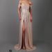 2026 European And American Party Dress, Ins Sequin Big Hem Strapless Sexy Fashion Slit Dress_ecoleips.com
