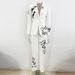 2026 Early Spring New Style Celebrity Fashion English Letter Embroidered Sequin Suit Jacket And Trousers Set (Two Pieces)_ecoleips.com