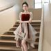 Bride's Wedding Toast 2026 New Style Petite Engagement Evening Luxurious High-End Party Dress For Women_ecoleips.com